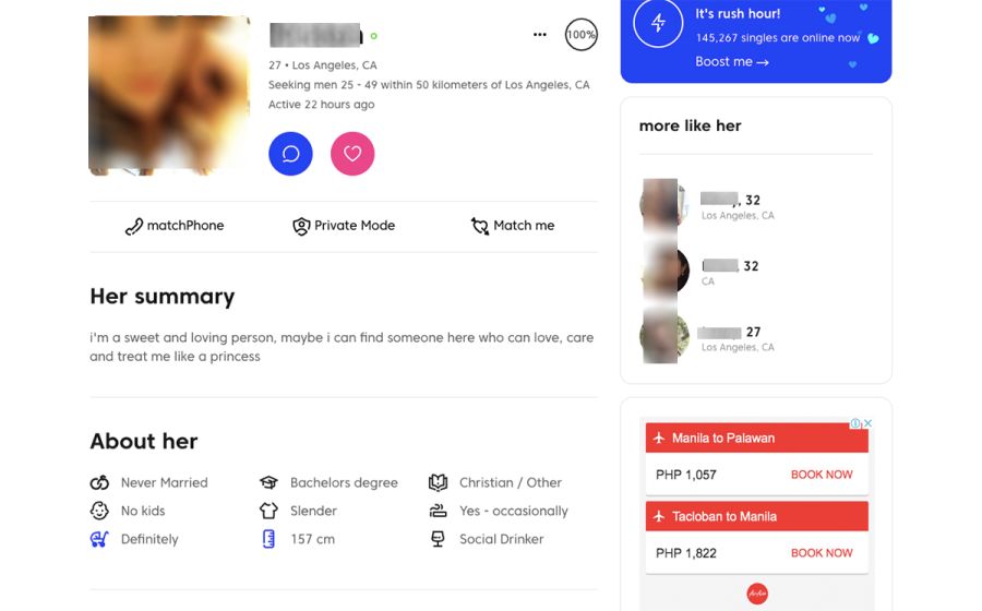 Match profile