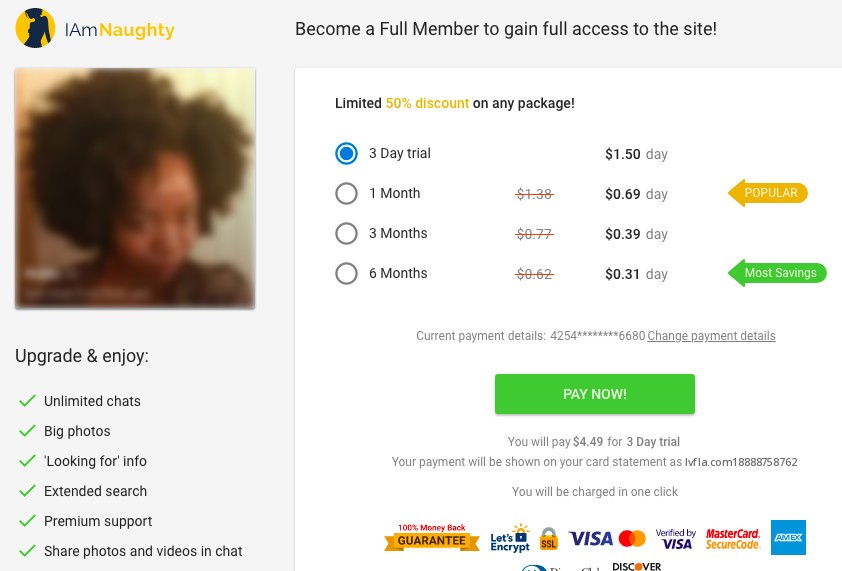 iamnaughty pricing