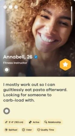 Bumble profile