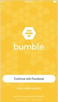 Bumble sign up